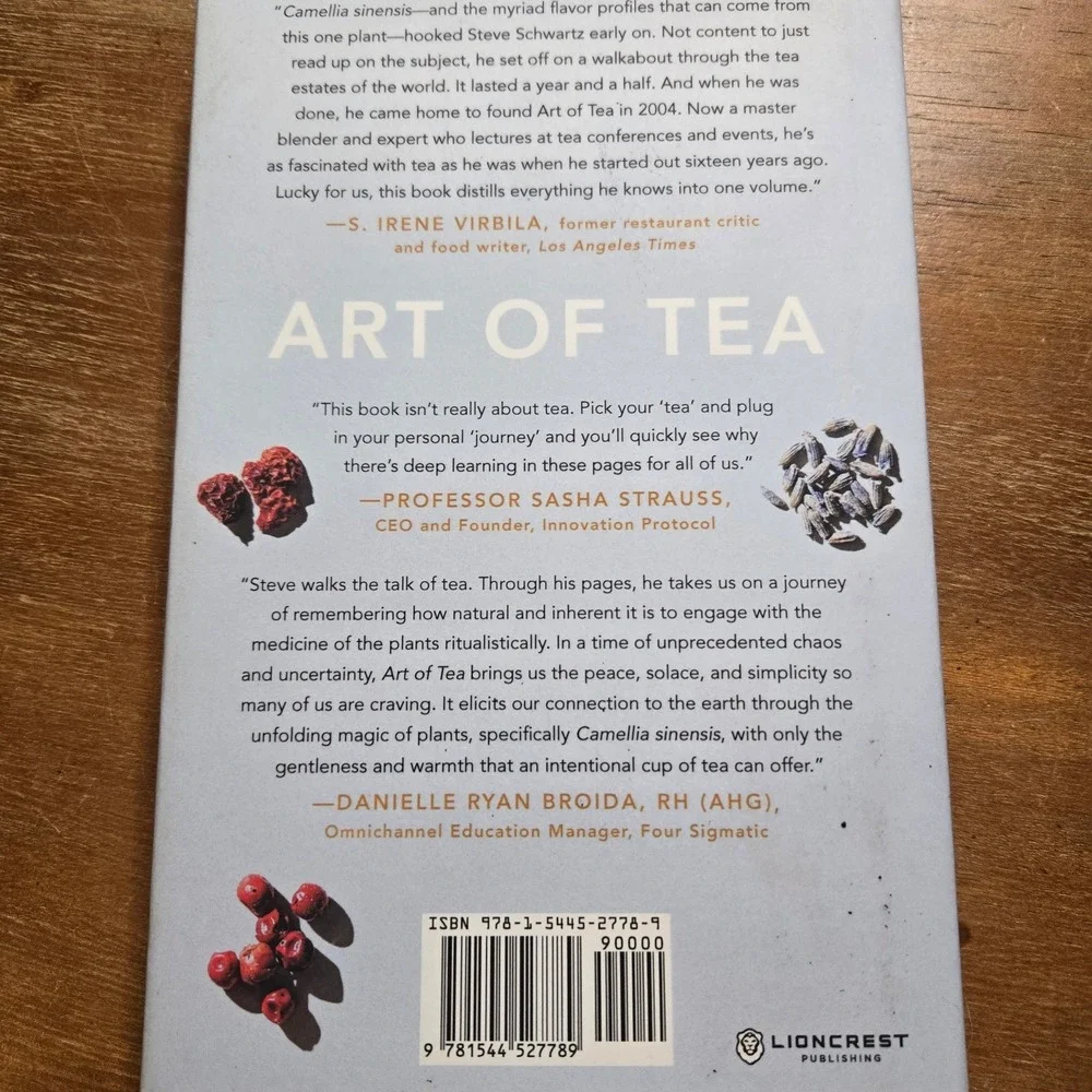 Steve Schwartz Art of Tea Hardcover Book 2022 Ritual Discovery‎